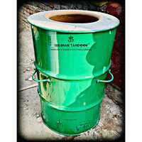 Green Colored Drum Tandoor - Size: 44*24 Inch