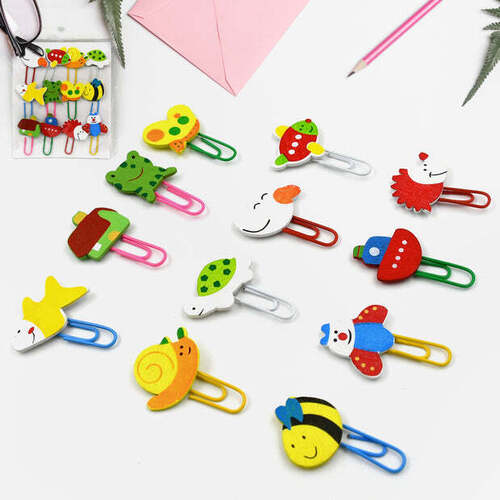 MULTIFUNCTION CARTOON PAPER CLIPS (8876)