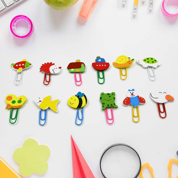 MULTIFUNCTION CARTOON PAPER CLIPS (8876)