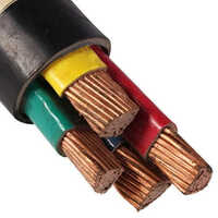4 Core Electric Power Cable - Copper Conductor, 220v Rated Voltage, Multicolor Pvc | Durable, Flexible, Ideal For Electric Fitting
