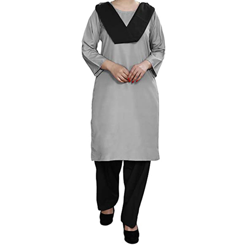Grey School Girl Salwar Suit