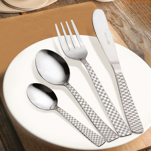Diamond Lazer Finish Cutlery Set