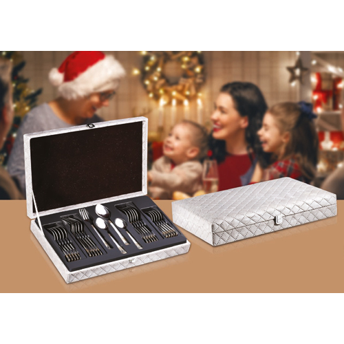 Imperial Gold Cutlery Gift Set - Color: Silver