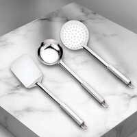 14 Inch Steelo Stainless Steel Serving Tool - Color: Silver