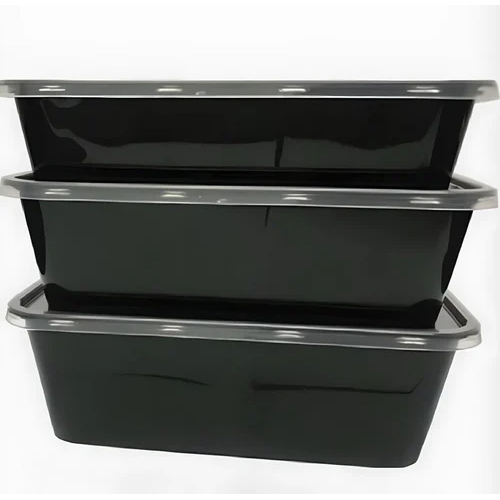 Rectangle Disposable Plastic Food Containers