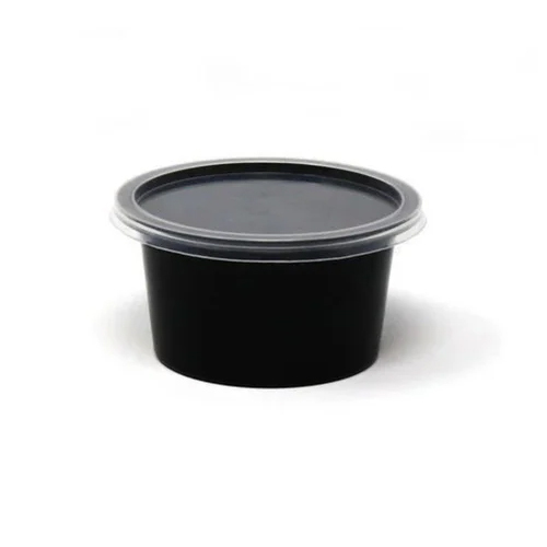 100ml Round Disposable Plastic Food Containers