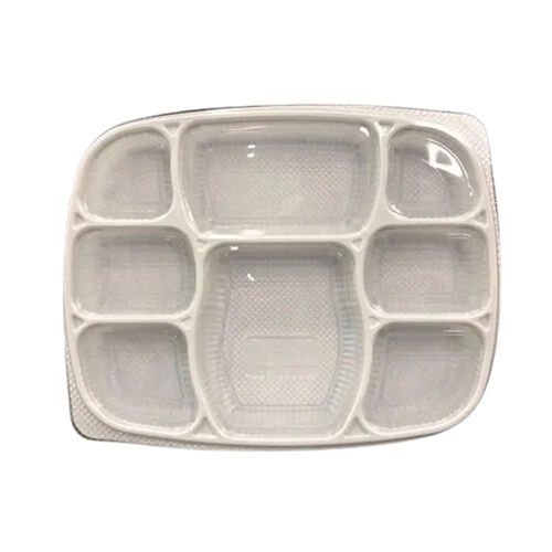 8 Cp Plastic Disposable Food Tray