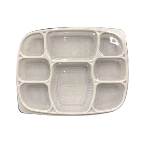 8 CP Plastic Disposable Food Tray
