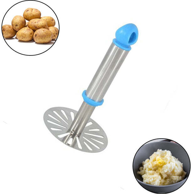 GANESH POTATO PAV BHAJI MASHER WITH PLASTIC HANDLE (8123)