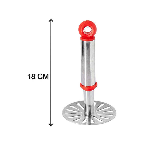 GANESH POTATO PAV BHAJI MASHER WITH PLASTIC HANDLE (8123)