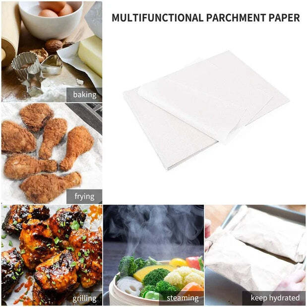 NON STICK MICROWAVE OVEN PROOF PARCHMENT PAPER (5816)