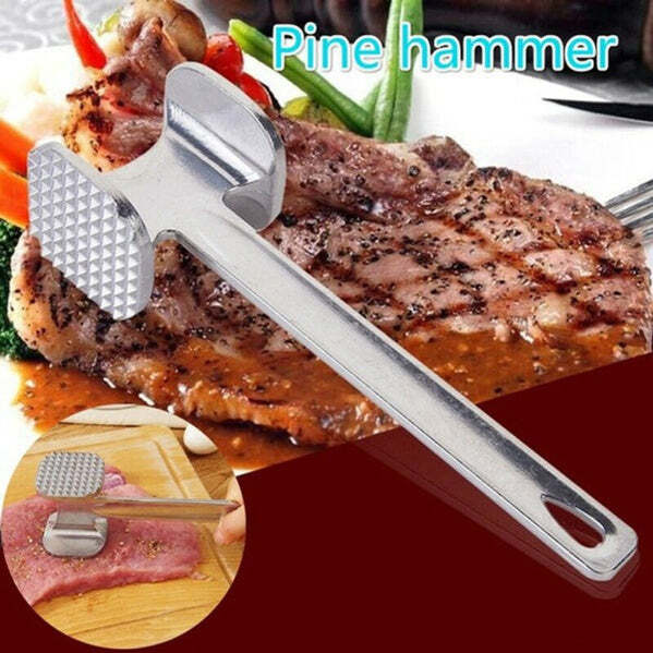 PROFESSIONAL TWO SIDED BEEF MEAT HAMMER TENDERIZER (1588)