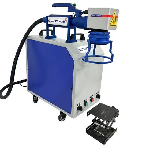 Hand Held Sparkle Laser Marking Machine For Heavy Product