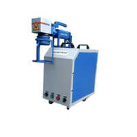Hand Held Type Fiber Laser Marking Machine - Dimensions: 320Mm X 450Mm X 600Mm (Approx) Millimeter (Mm)