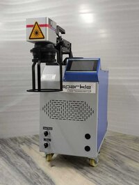 Hand Held Type Fiber Laser Marking Machine - Dimensions: 320mm X 450mm X 600mm (approx) Millimeter (mm)