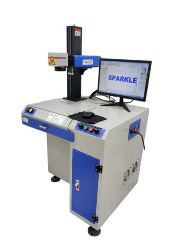 Blue Ss Ms Brass Laser Marking Machine