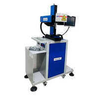 Fly Laser Marking Machine - Color: White