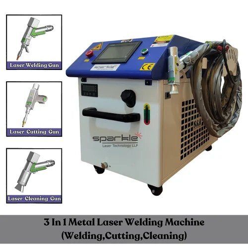 3 In 1 Laser Welding Machine - Color: White