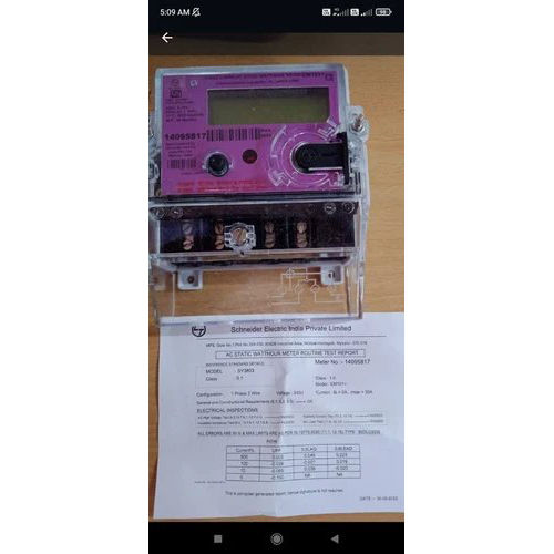 Single Phase Energy Meters