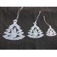 Plastic Christmas Decoration - 4 Inch , Handmade Design | Hsp Brand Quality & Unique Holiday Charm