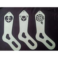 AcrylicMDF Sock Blockers - Standard Size | White Color, Indoor Use, Ideal for Shaping and Holding Socks in Perfect Form