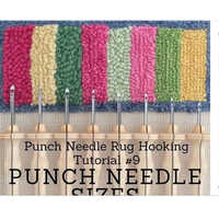 Punch Needles - Standard Size, Natural Color | Modern Indoor Style For Creative Needlework And Craft Projects