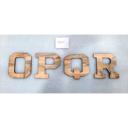 Wooden Numerals & Letters
