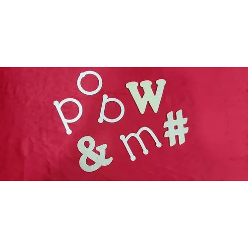 Decorative Wooden Letters