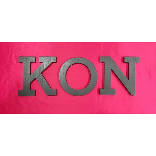 Modern Wooden Letters