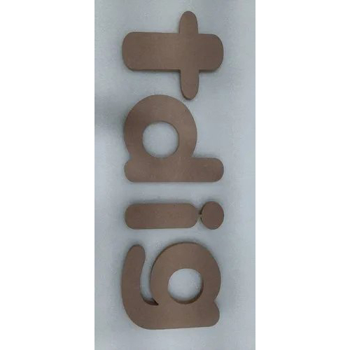 Plain Glossy Wooden Letters