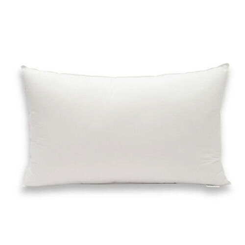 White Double Density Down Chamber Pillow