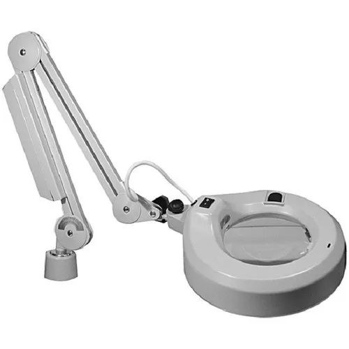 Grey Movable Stand Led Magnifying Lamp