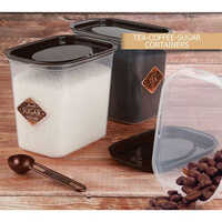 Transparent Tea Coffee Suger Container