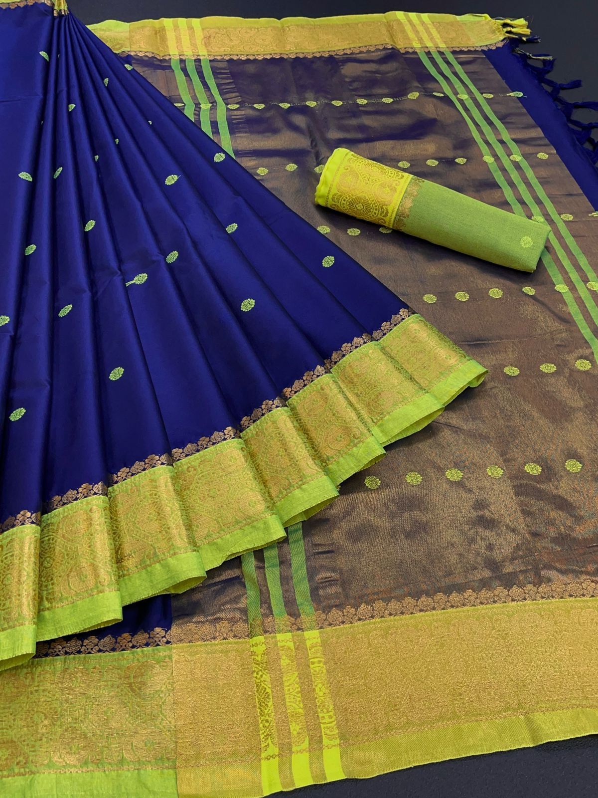 Cotton silk saree