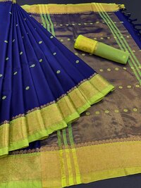 Cotton silk saree