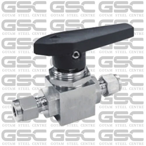 SSS 2 Way Panel Mounting Ball Valve