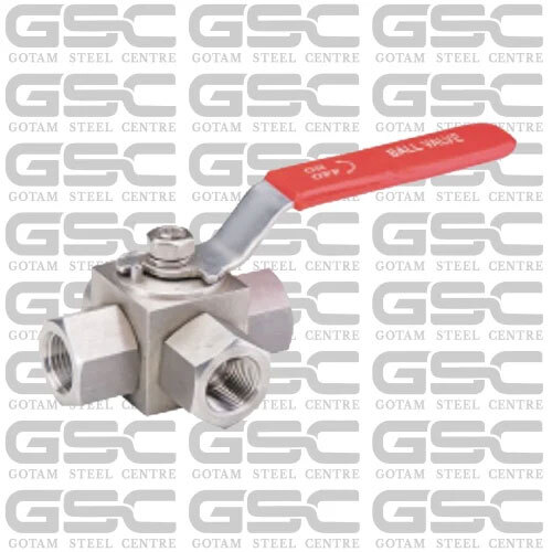 Stainless Steel Three Way Ball Valve