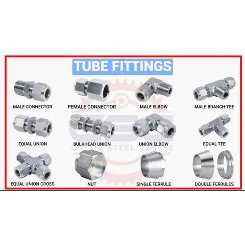 Stainless Steel Double Ferrules Tube Fitting