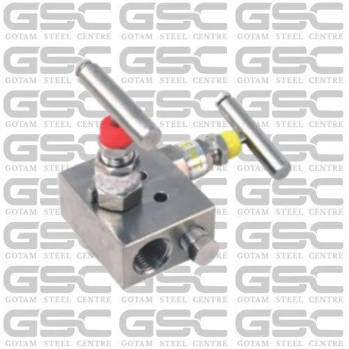 SS304 R Type 2 Way Drain Plug Manifold Valve