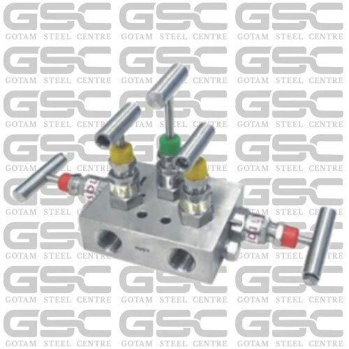 SS 316 R Type 5 Way Manifold Valve