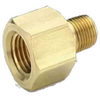 Brass Hex Adapter - 1/2 Inch Port Size, Thread-based Sealing, Suitable For Air, Gas, Liquid Media, Manual Control, Up To 120â°c, Corrosion-resistant