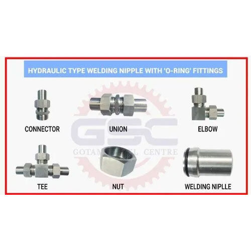 Hydraulic Type Welding Nipple With O-Rings Fittings