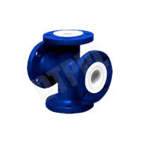 Ms Ptfe Equal Cross Length: As Per Available Inch (in)