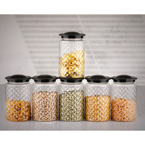 Different Available Ge-04 1200Ml Diamond Jar