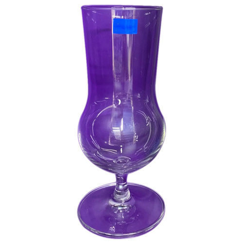 Purple Shade Cuba Hurricane Drinking Glass