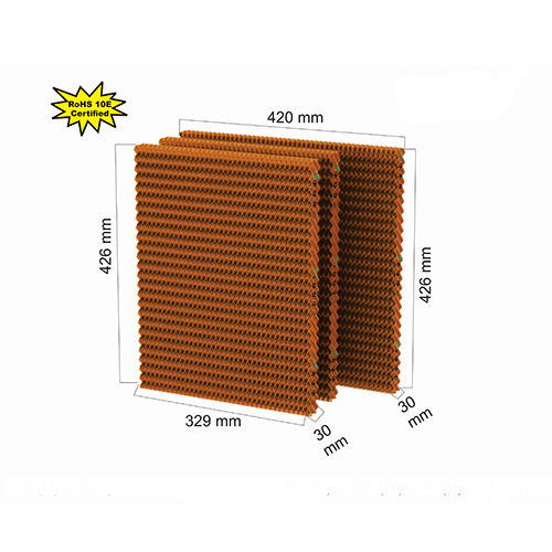 Brown Evaporative Cooling Pad For Symphony Cooler Of Diamond Jr Model