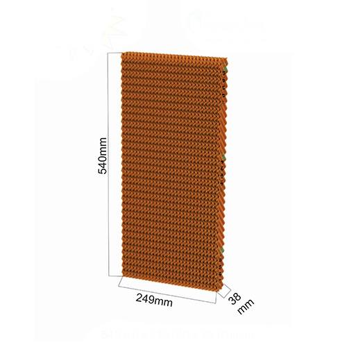 Brown Evaporative Cooling Pad For Symphony Cooler Of Diet 8 12 22 35 50 Models