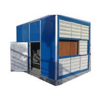 Single Skin Air Washer Unit - Metal, High Pressure, Up to 440 Volt | Automatic, Blue Color, Electric Power, Warranty Included