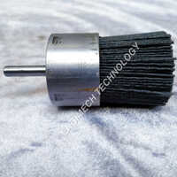 Abrasive Nylon Mini Disc Brush - Color: Silver And Black