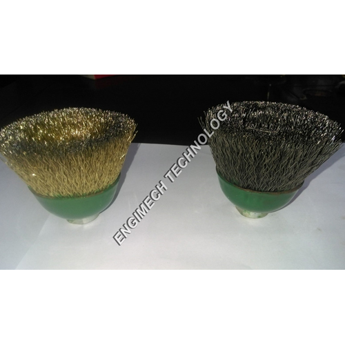 MS Wire Cup Brush Crimped